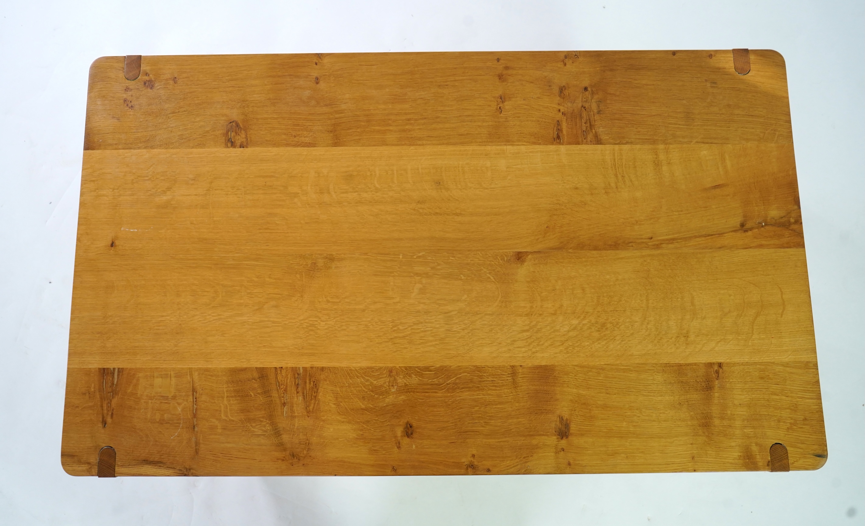 Andrew Hague, The Sussex Guild: A contemporary rectangular oak coffee table